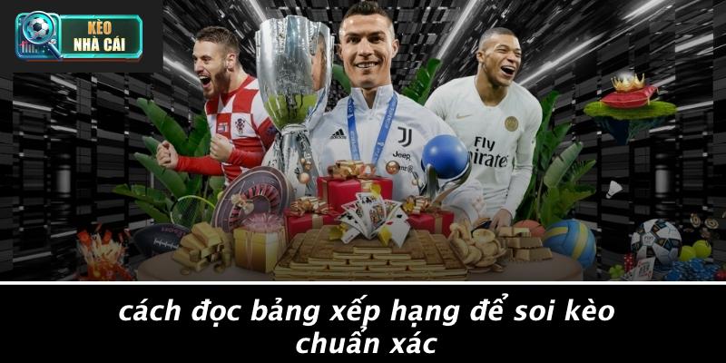 Cách Đọc Bảng Xếp Hạng Để Soi Kèo Chuẩn Xác