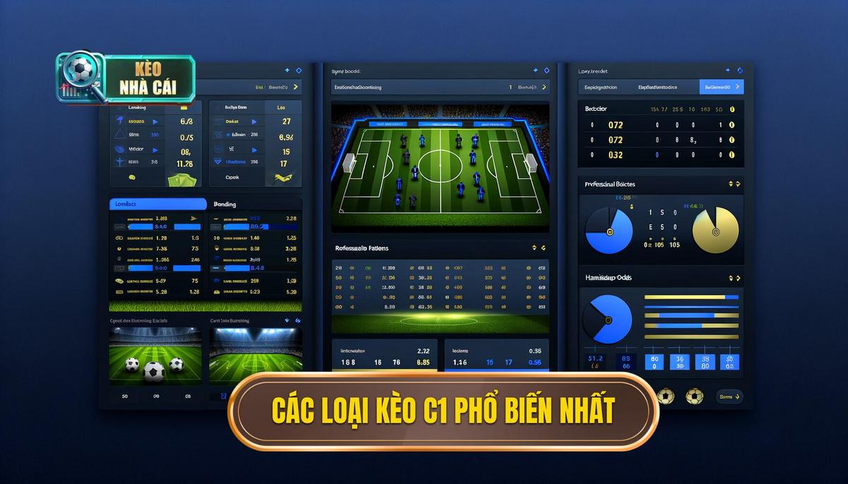 Các loại Kèo nhà cái C1 Châu Âu phổ biến nhất tại Kèo Nhà Cái